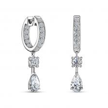 Alrosa Diamonds Серьги WHAT IS LOVE 1L240211