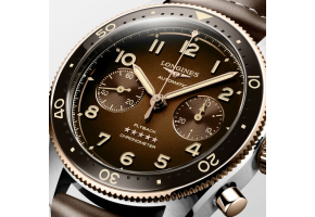 Longines Spirit Flyback в стали с золотом